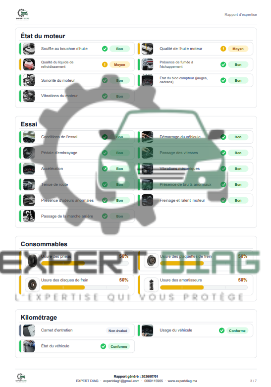Apercu de la page 2 du rapport d expertise