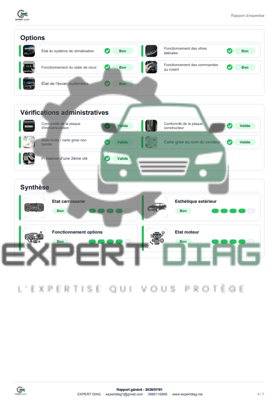 Apercu de la page 4 du rapport d expertise